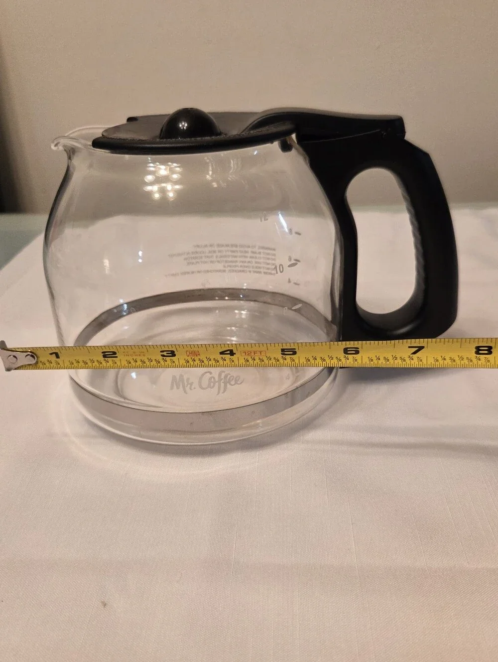Mr. Coffee 12 Cup Black Coffee Pot Replacement Used Good Condition